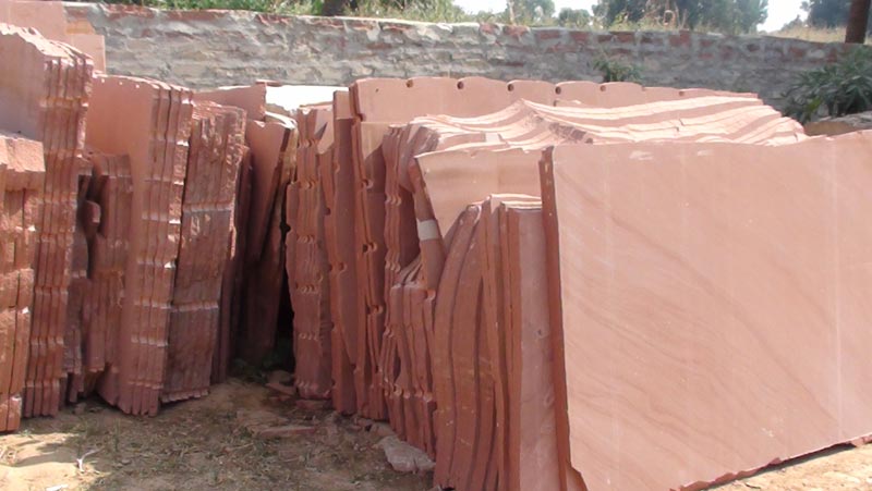 Agra Red Sandstone from India